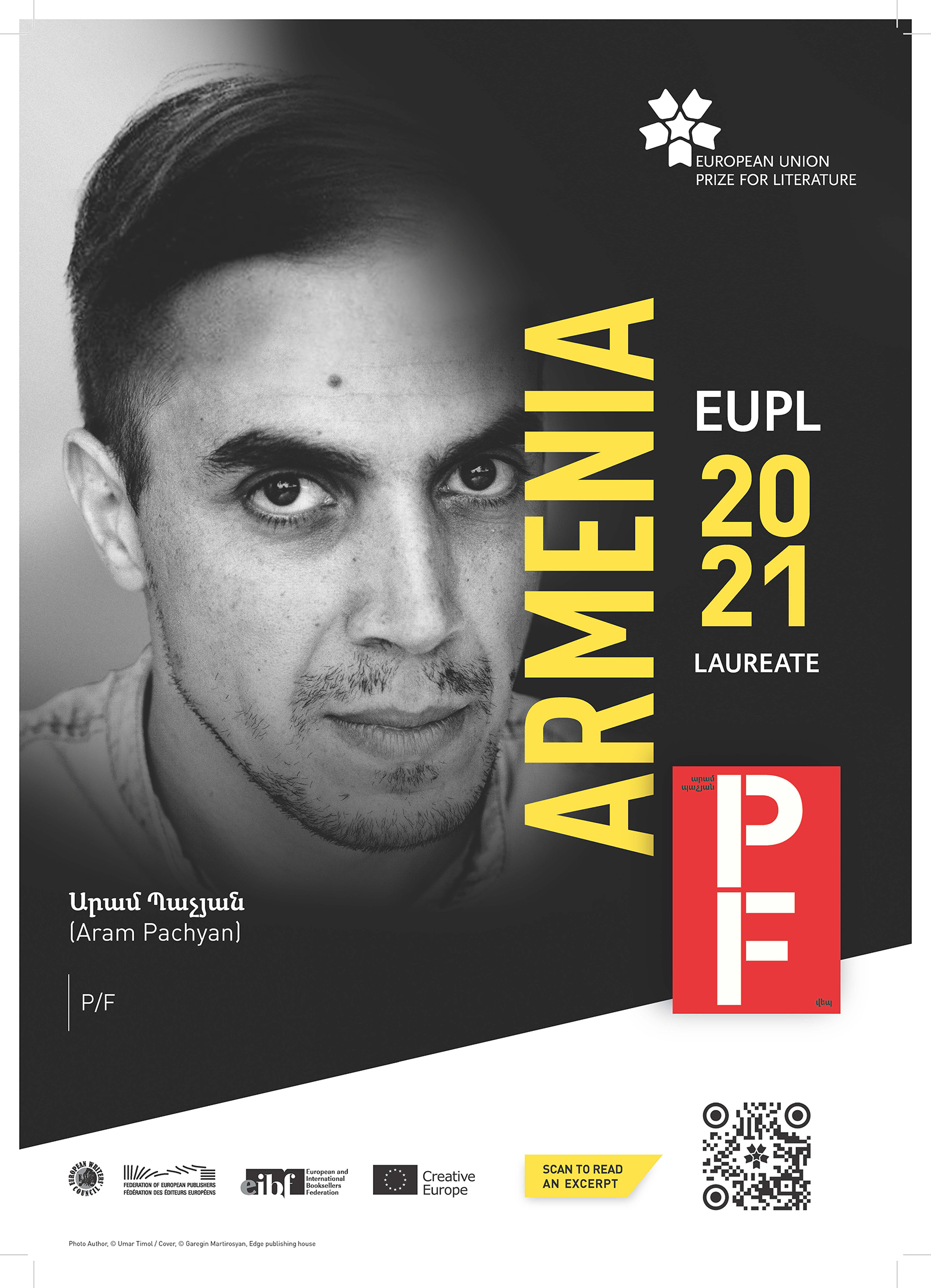 If This Is a Writer – Aram Pachyan’s address on the occasion of European Prize for Literature Awards 2021