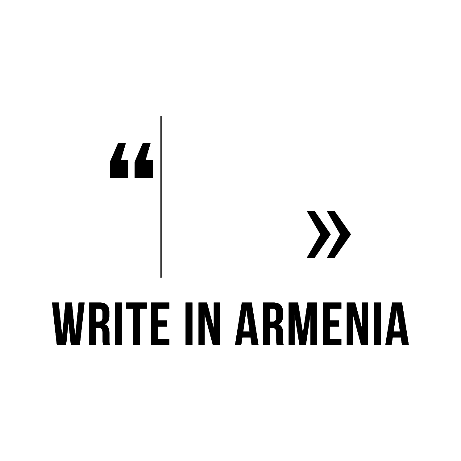 Write in Armenia logo
